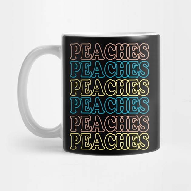 Peaches Neon by Mumgle